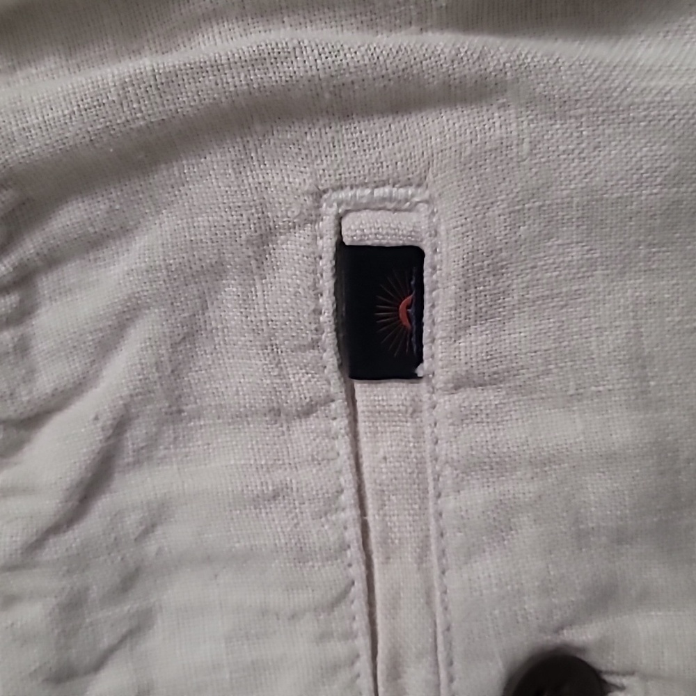 Faherty Essential Linen Short In Weathered Sand - Picture 5 of 14